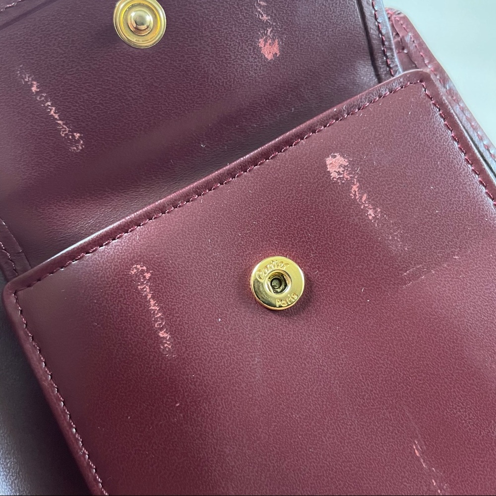 CARTIER Paris Vintage Signature Bi-fold Wallet - Picture 9 of 10